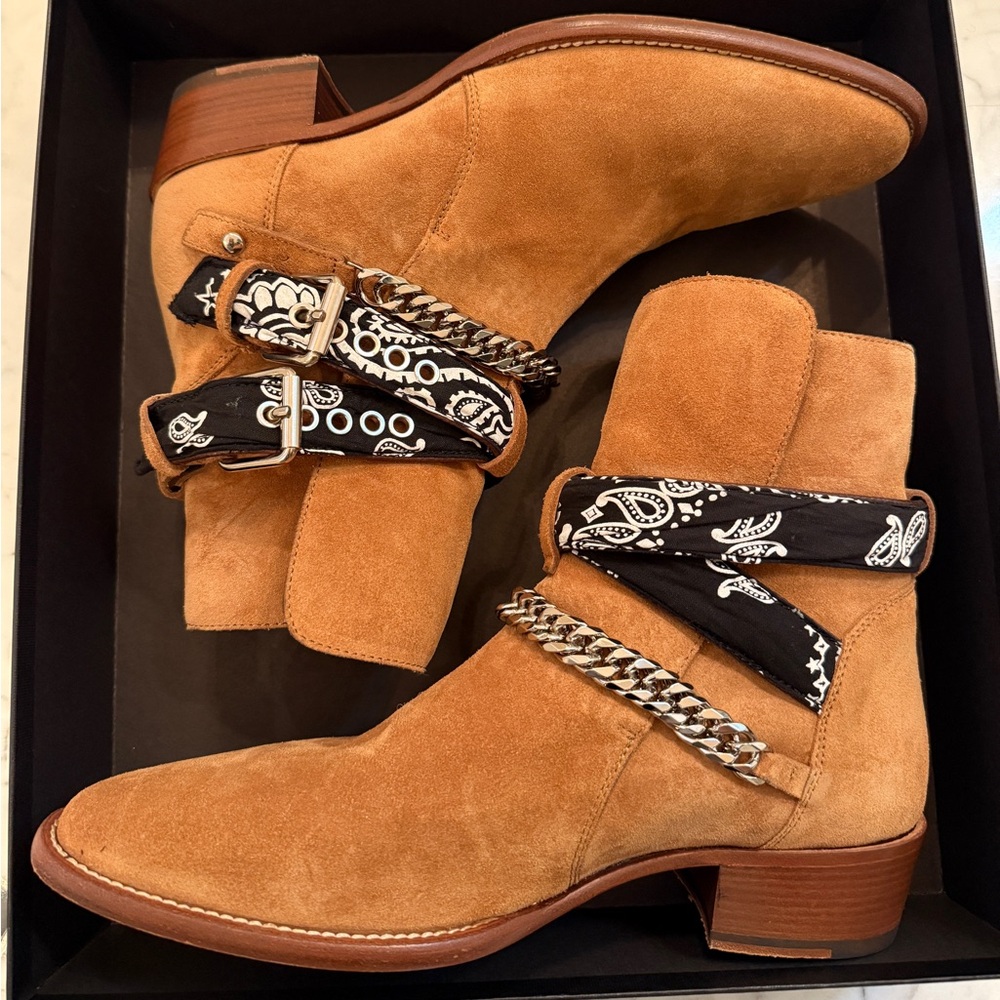 AMIRI Tan Leather Sole Shoes